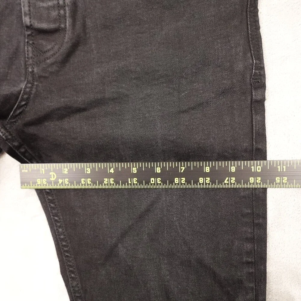Chronic jeans skinny men's 33 black‎ denim button fly